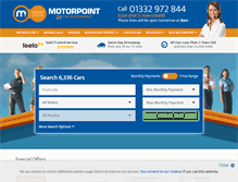 Tablet Screenshot of motorpoint.co.uk